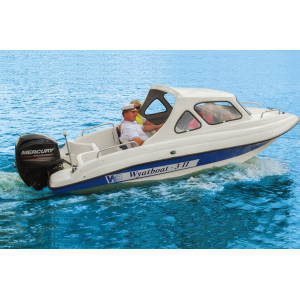 Катер стеклопластиковый Wyatboat-3П (полурубка)